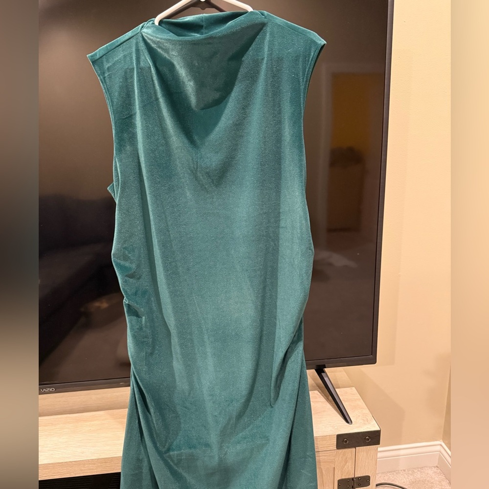 a new day Teal Backless Dress